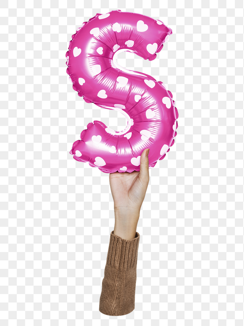 S png English alphabet, balloon | Free PNG - rawpixel