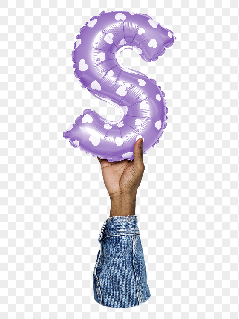 S png English alphabet, balloon | Free PNG - rawpixel
