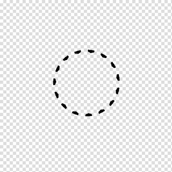 S, round black line art transparent background PNG clipart