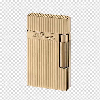S. T. Dupont Lighter E. I. du Pont de Nemours and Company Cigar S.T. Dupont, yellow lines transparent background PNG clipart