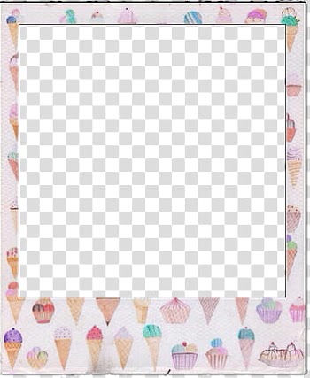 SA Y PEOPLE, ice cream frame border transparent background PNG clipart
