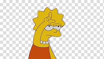 SA Y PEOPLE, Lisa Simpson transparent background PNG clipart