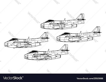 Saab j29 tunnan vector image