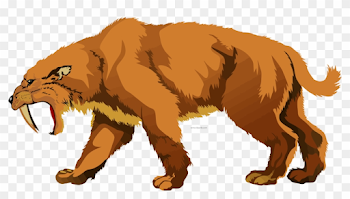 Saber Tooth Tiger Png, Transparent Png (#3925572), Free Download ...