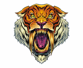 Saber Tooth Tiger - Sabertooth Mascot - saber tooth tiger png ...