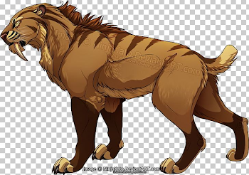 Sabretooth Felidae Tiger Saber-toothed Cat PNG, Clipart, Animal ...