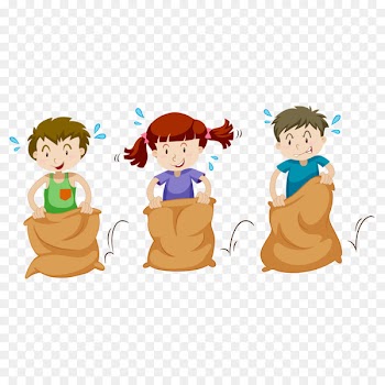 Sack race Gunny sack Royalty-free Clip art - student 