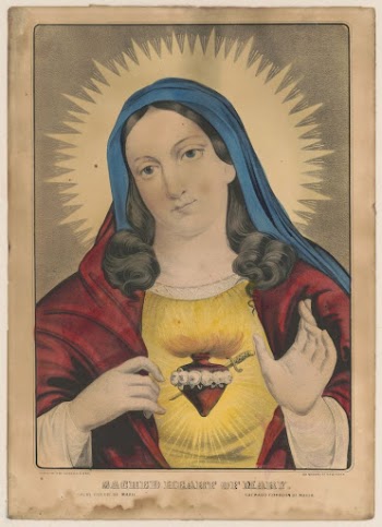 Sacred heart of Mary: sacre | Free Photo - rawpixel