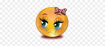 Sad Crying Girl - Girl Smiley Thumbs Up