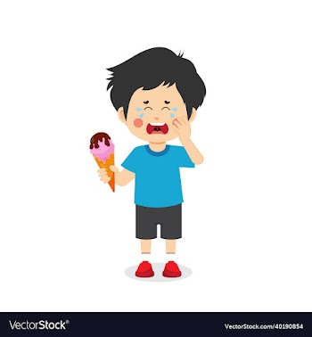sad cute kids sick suffer toothache cavity