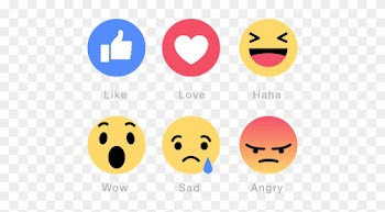 Sad Emoji Clipart Haha - Facebook Reactions