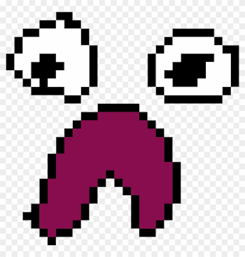 Sad Face - Blank Pixel Speech Bubble Png, Transparent Png ...