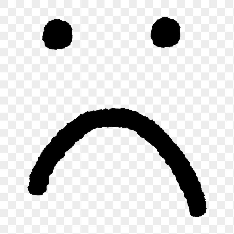 Sad face png sticker, emoticon | Free PNG - rawpixel