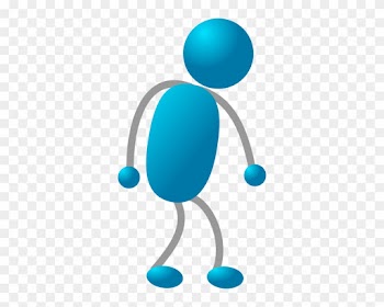 Sad Gray Arm Stick Man Clip Art - People Cartoon Sad Png