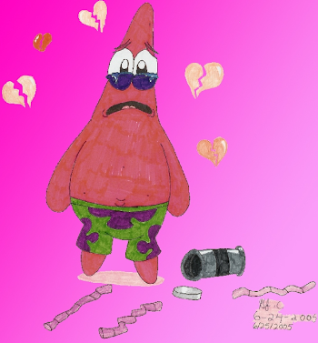 Sad Patrick Star by spongefox on DeviantArt