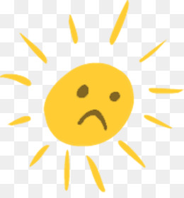 Sad Sun PNG and Sad Sun Transparent Clipart Free Download.