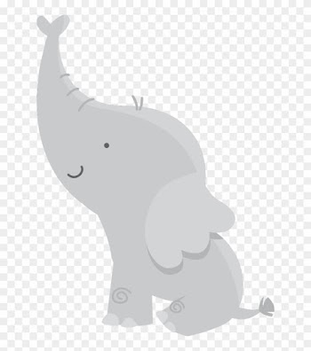 Safari Clipart Baby Elephant - Baby Elephant Png