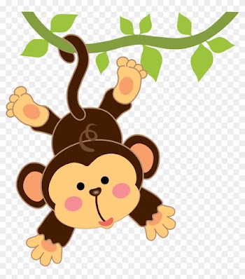 Safari Clipart Monkey - Macaco Safari Desenho