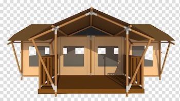 Safari lodge Tent Table Accommodation Campsite, luxury frame transparent background PNG clipart