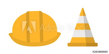Safety helmet and cone