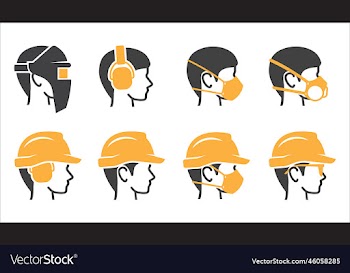 safety man icon set