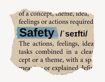 Safety ripped dictionary, editable word | Free PSD - rawpixel
