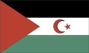 Sahrawi Arab Democratic Republic Flag Logo Vector