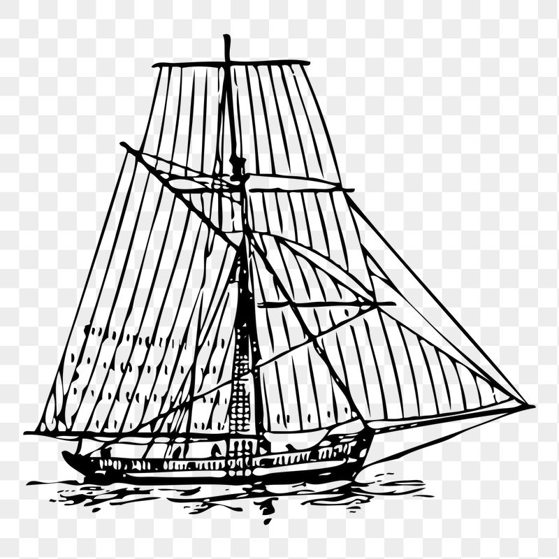 Sail ship png sticker illustration, | Free PNG - rawpixel