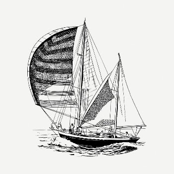 Sailboat drawing, vintage illustration psd. | Free PSD - rawpixel