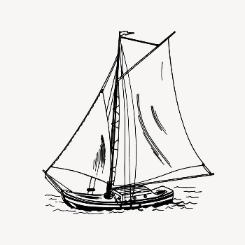 Sailboat drawing, vintage transportation illustration | Free Vector Illustration - rawpixel
