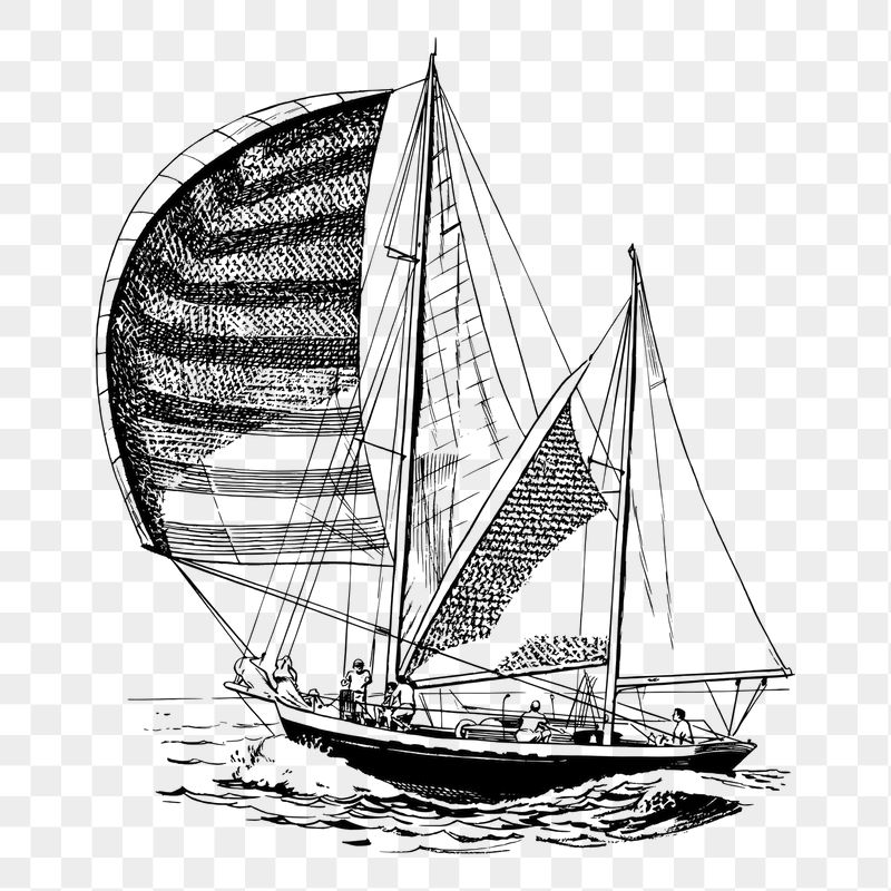 Sailboat png sticker illustration, transparent | Free PNG - rawpixel
