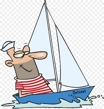 Sailboat Sailing Clip art Guy - cute boats 