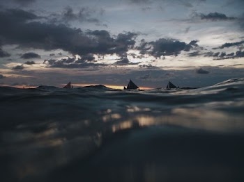 sailboats on body of water under gray clouds