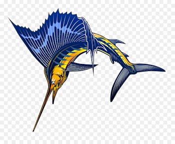 Sailfish Atlantic blue marlin Clip art - Swordfish Clipart 