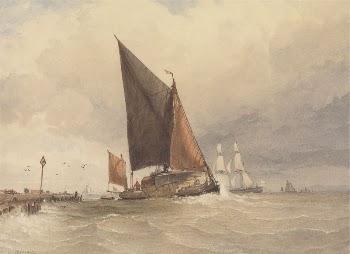 Sailing Barge at Sea | Free Photo - rawpixel