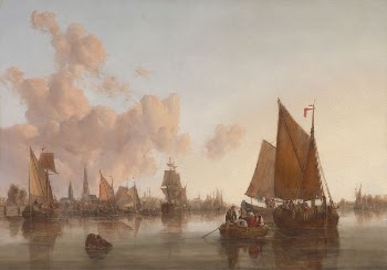 Sailing Boats and Barges on a Dutch(?) | Free Photo - rawpixel