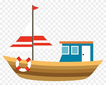 Sailing Ship Boat Illustration - Sailing Ship Cartoon
