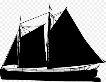 Sailing ship Brigantine Boat Vector graphics - telecommunication silhouette 