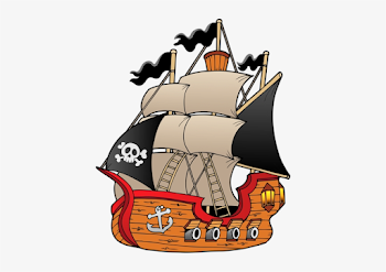 Sailing Ship Clipart Transparent Background - Pirate Clip Art ...