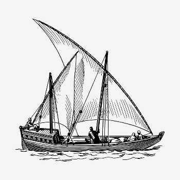 Sailing ship drawing, vintage illustration | Free PSD - rawpixel
