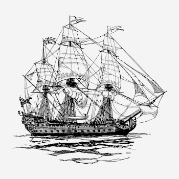 Sailing ship drawing, vintage vehicle | Free Photo - rawpixel