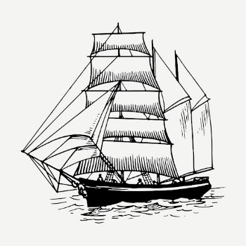 Sailing ship drawing, vintage vehicle | Free PSD - rawpixel