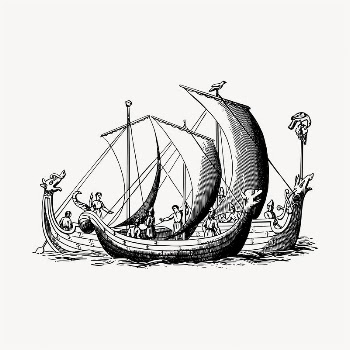 Sailing ship illustration clipart vector. | Free Vector - rawpixel