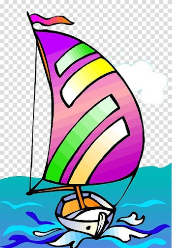 Sailing ship Illustration, Colored sailing ship transparent background PNG clipart