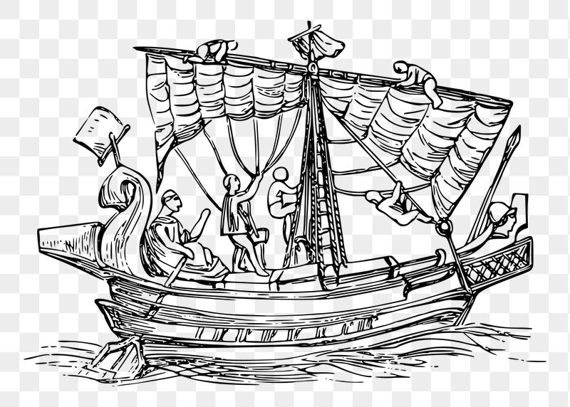 Sailing ship png sticker illustration, | Free PNG - rawpixel