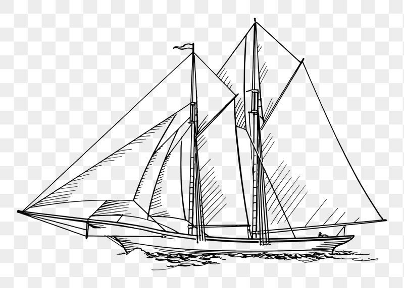 Sailing ship png sticker illustration, | Free PNG - rawpixel