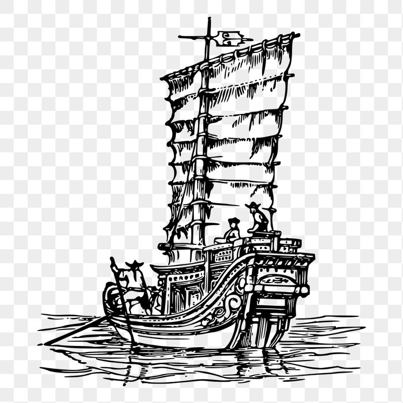 Sailing ship png sticker illustration, | Free PNG - rawpixel