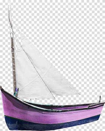 Sailing ship Sailing ship Boat, Purple white sail boat transparent background PNG clipart