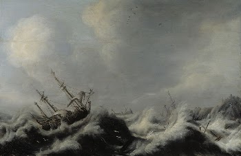 Sailing ships in a storm, | Free Photo - rawpixel