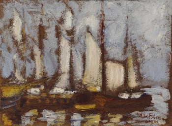 Sailing vessels, 1929, by Alfred | Free Photo - rawpixel